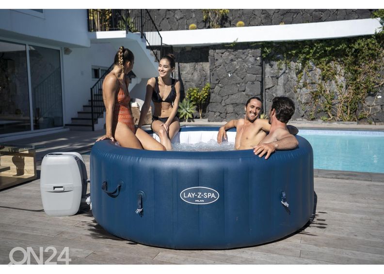 Bassein Bestway Lay-Z Spa Milan Airjet Plus suurendatud
