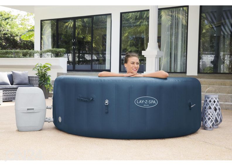 Bassein Bestway Lay-Z Spa Milan Airjet Plus suurendatud