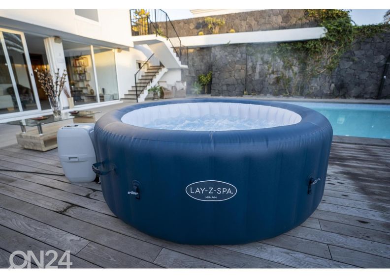Bassein Bestway Lay-Z Spa Milan Airjet Plus suurendatud