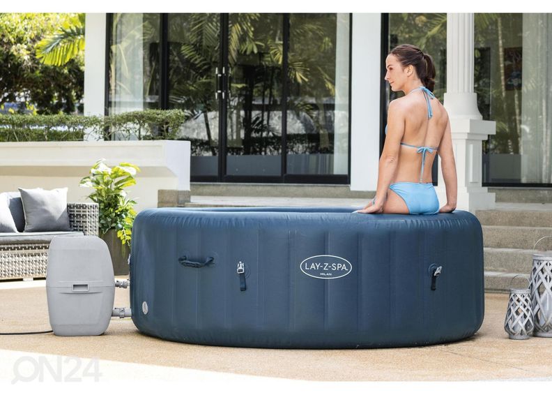 Bassein Bestway Lay-Z Spa Milan Airjet Plus suurendatud