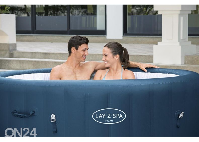 Bassein Bestway Lay-Z Spa Milan Airjet Plus suurendatud