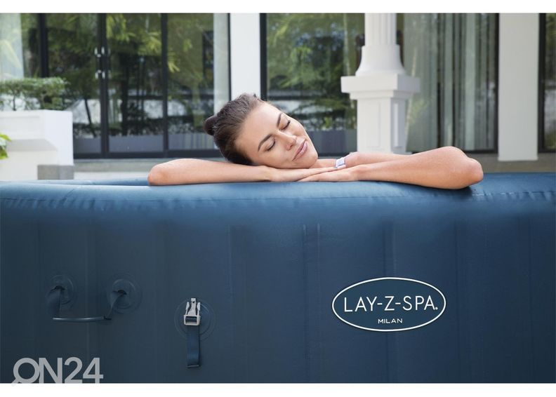 Bassein Bestway Lay-Z Spa Milan Airjet Plus suurendatud