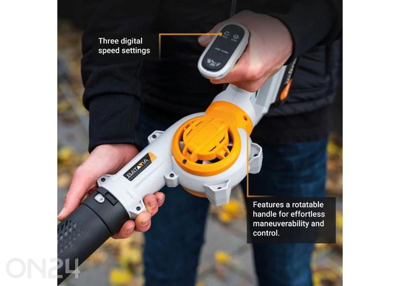 Batavia 18V lehepuhur, aku ja laadijata suurendatud