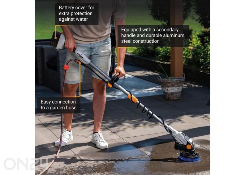 Batavia Twin Brush 18V puhastushari juhtmevaba suurendatud