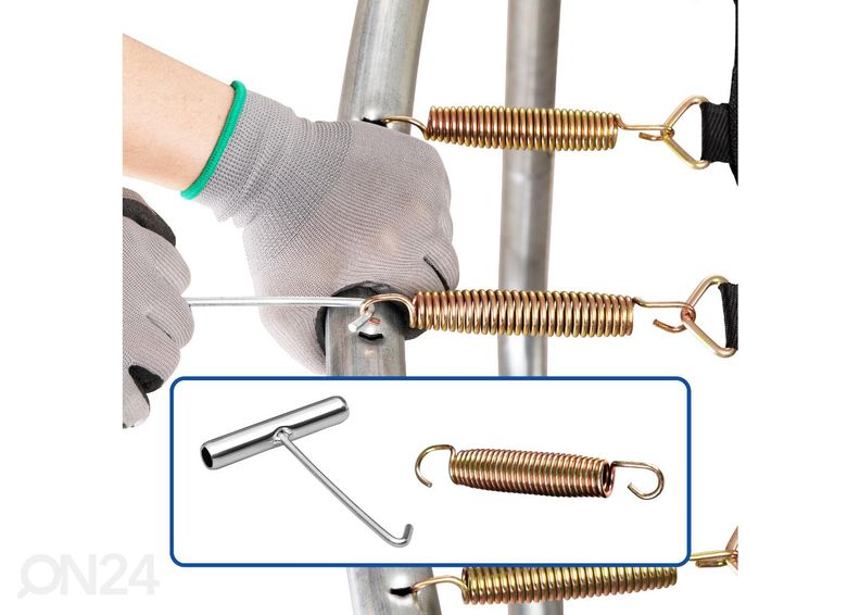 Batuut 3,05 m turvavõrguga suurendatud