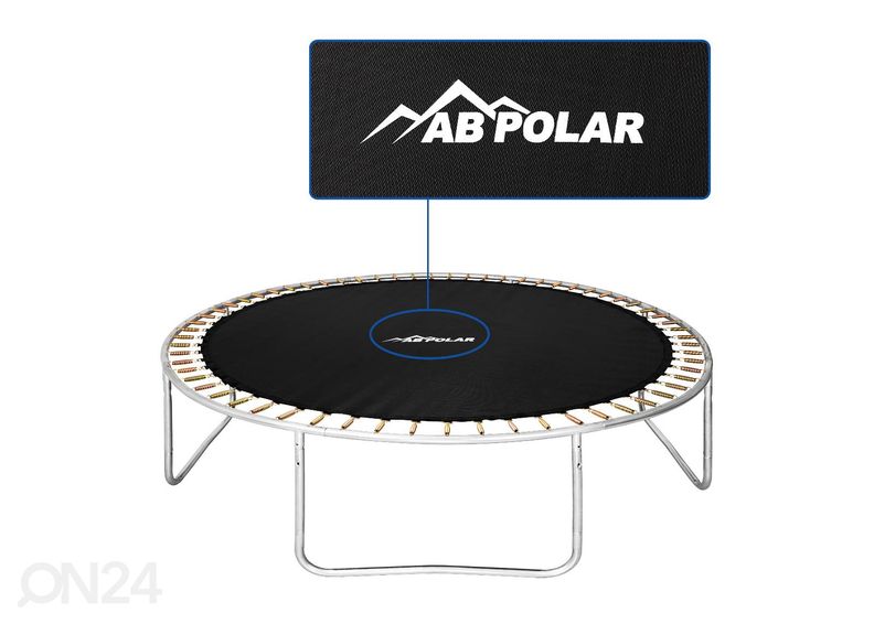 Batuut 3,05 m turvavõrguga suurendatud