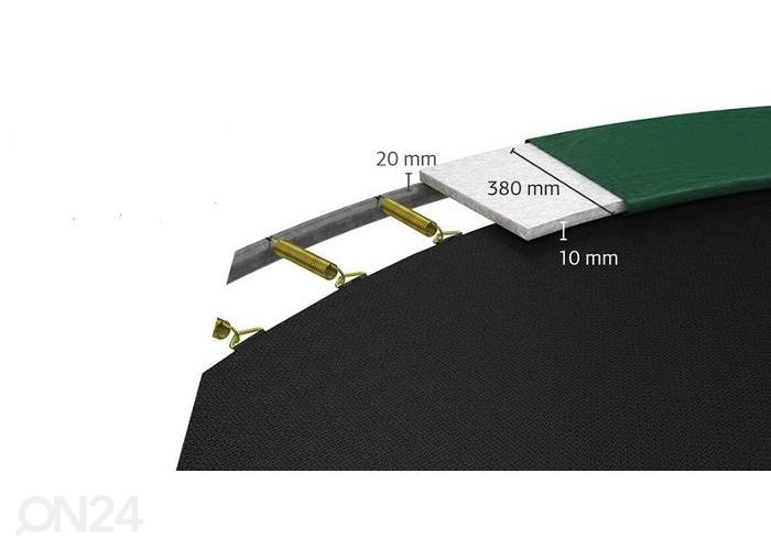 Batuut BERG Favorit Regular 430 cm roheline suurendatud