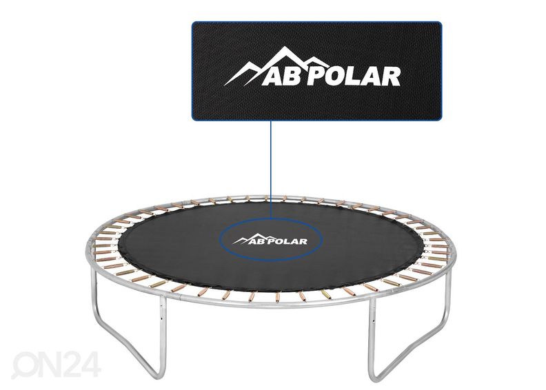 Batuut turvavõrguga 2,44 m suurendatud