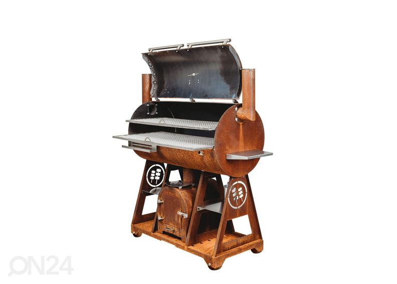 BBQ-suitsuahi Cor-Ten terasest GrillSymbol Smoky Beast XL suurendatud