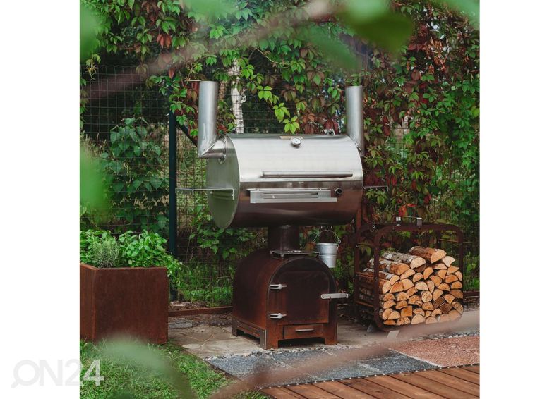 BBQ-suitsuahi GrillSymbol Smoky Beast Silver suurendatud