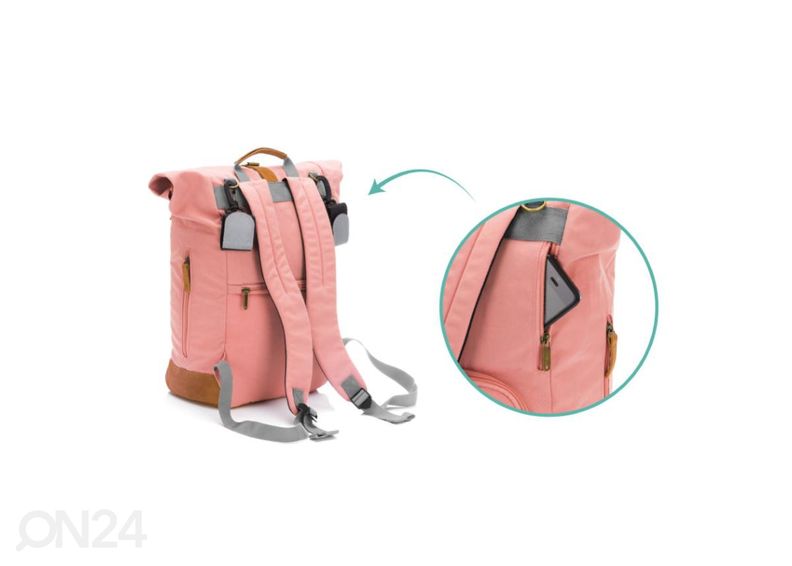 Beebitarvete kott Berlin roosa, Fillikid suurendatud