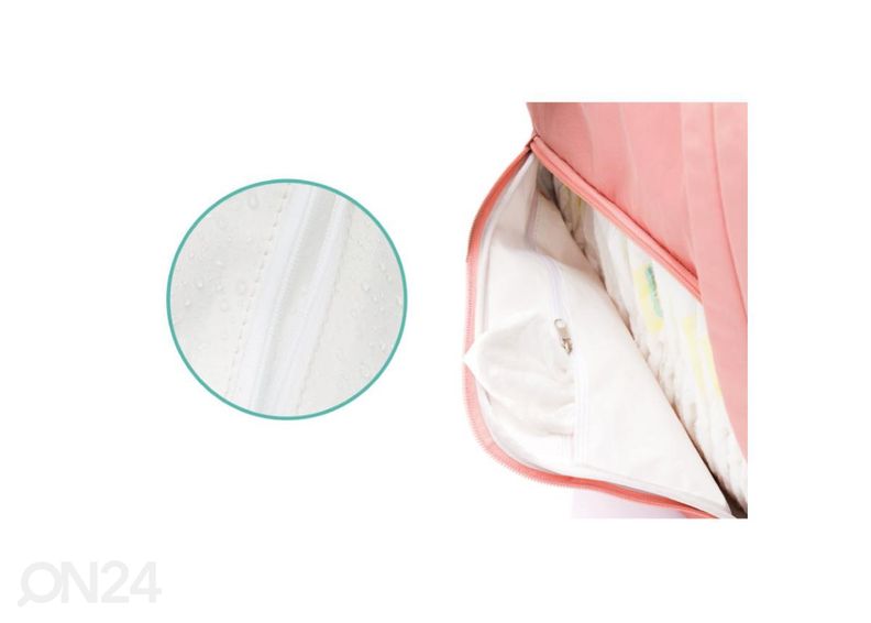 Beebitarvete kott Berlin roosa, Fillikid suurendatud