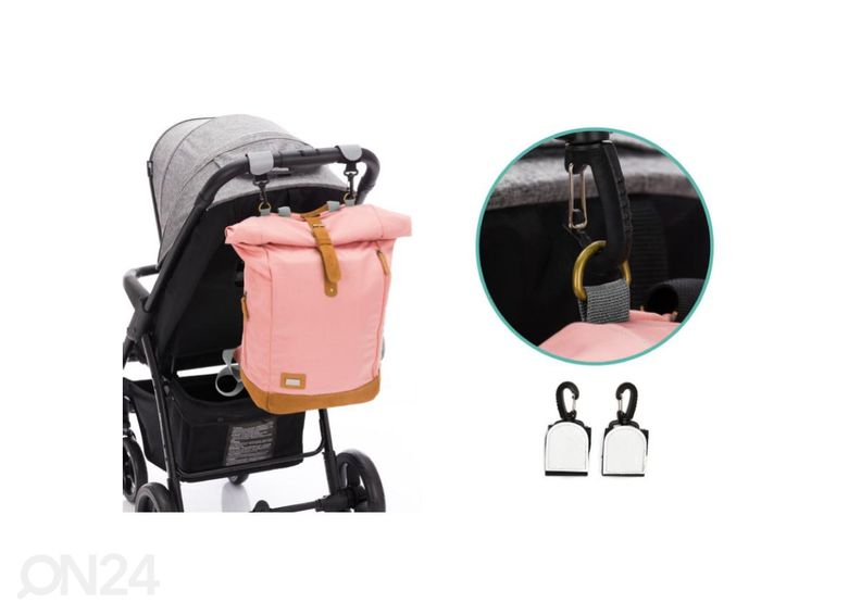 Beebitarvete kott Berlin roosa, Fillikid suurendatud