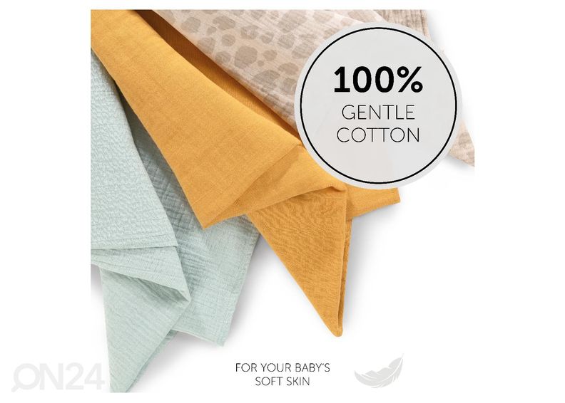 Beebitekkide komplekt Hauck Comfort Cuddle N Clean 80x80 cm 3 tk suurendatud