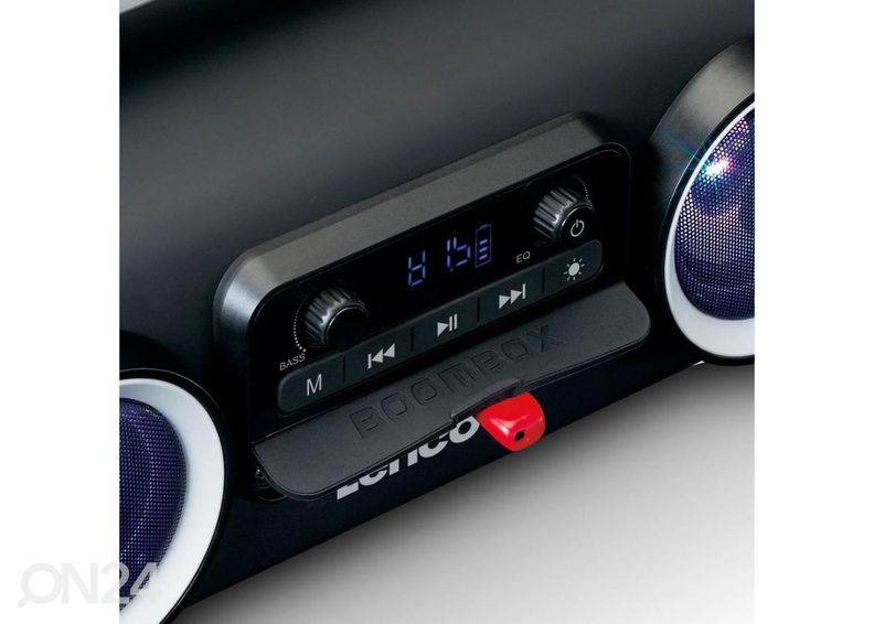 Bluetooth kõlar Lenco SPR100BK, black suurendatud