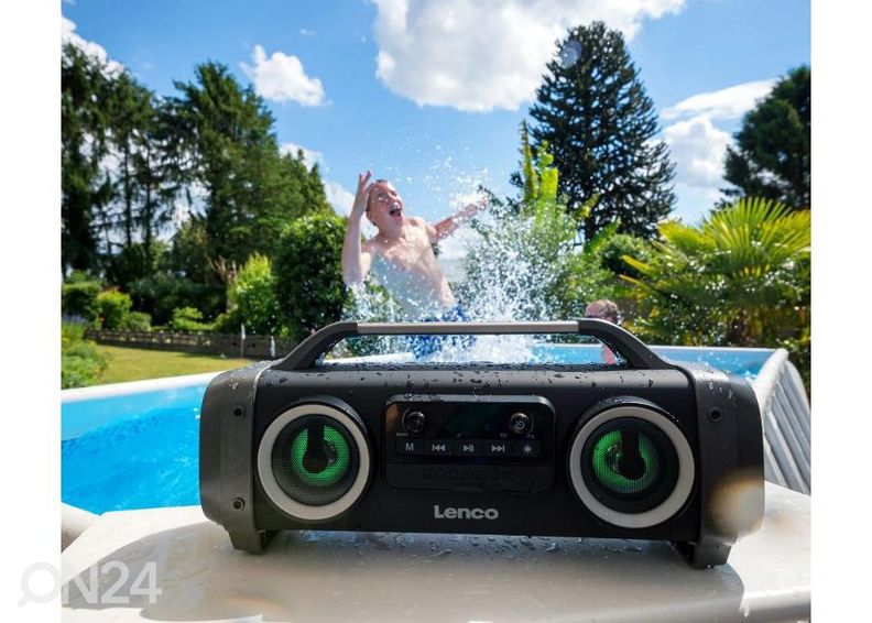 Bluetooth kõlar Lenco SPR100BK, black suurendatud
