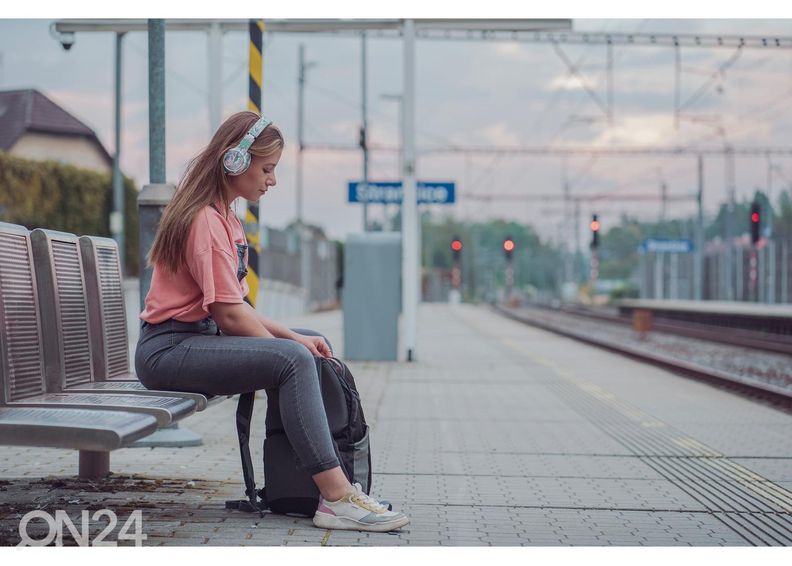 Bluetooth kõrvaklapid Sencor SEP710BTGR suurendatud