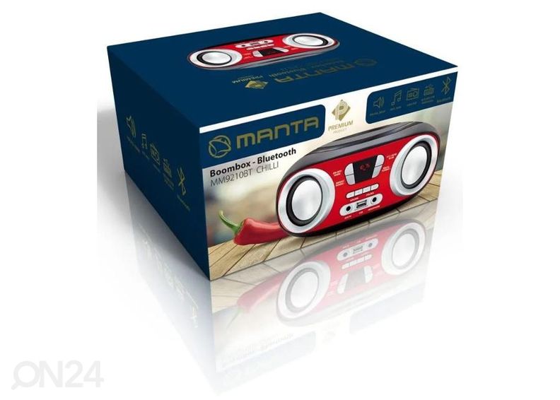 Boombox Manta MM9210BT suurendatud
