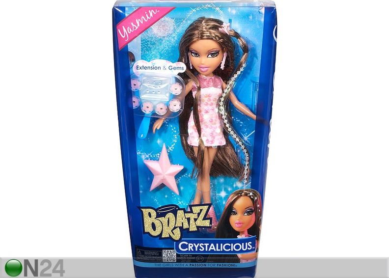 Bratz nukk kristallidega suurendatud