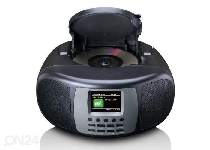 CD-raadio DAB+ vastuvõtjaga Lenco SCD860BK, must/ hall suurendatud
