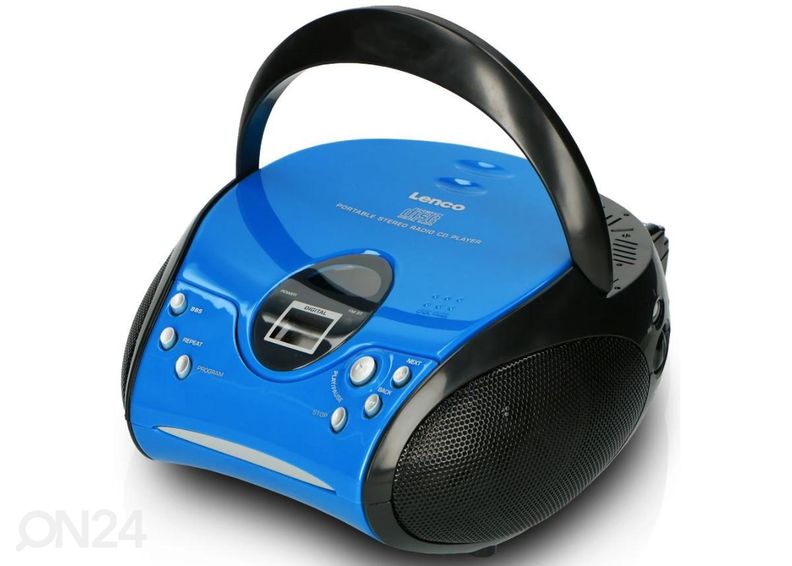 CD-raadio Lenco SCD24BB, sinine/must suurendatud