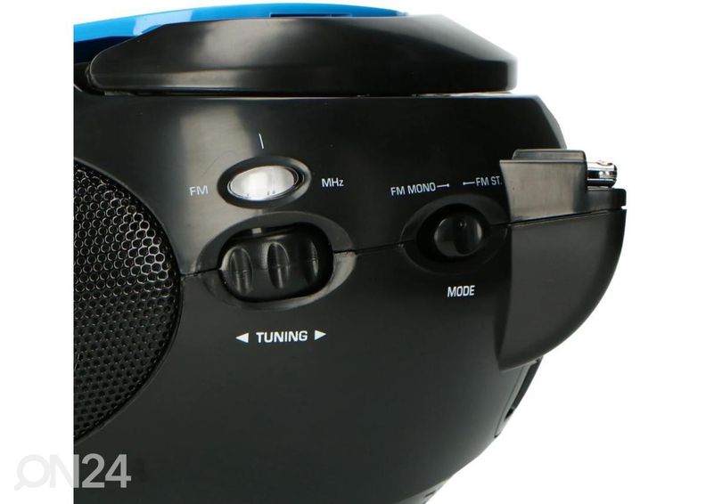 CD-raadio Lenco SCD24BB, sinine/must suurendatud