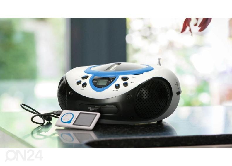 CD-raadio Lenco SCD38USBB, sinine suurendatud