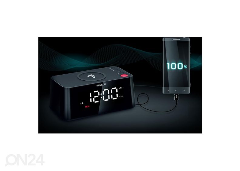 Digitaalne äratuskell Sencor SDC7600QI suurendatud