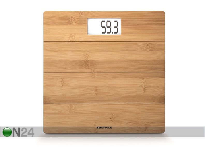 Digitaalne kaal Soehnle Bamboo Natural suurendatud