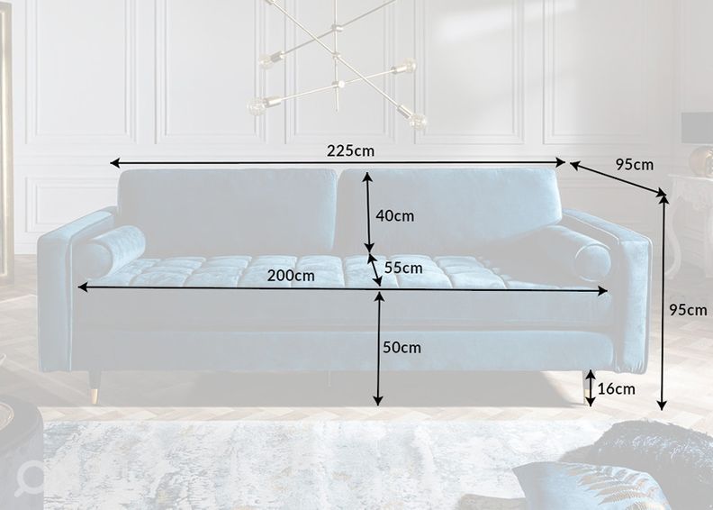 Diivan Velvet suurendatud