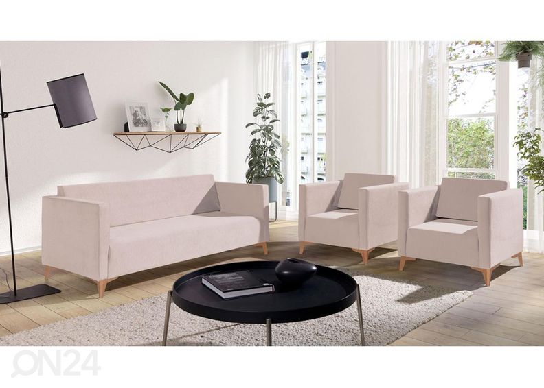 Diivanikomplekt 3+1+1 suurendatud