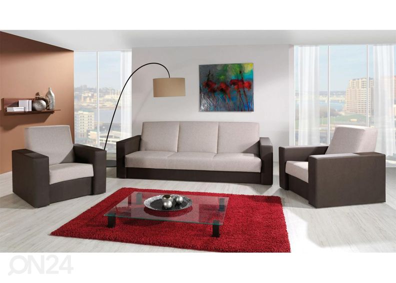 Diivanikomplekt 3+1+1 suurendatud