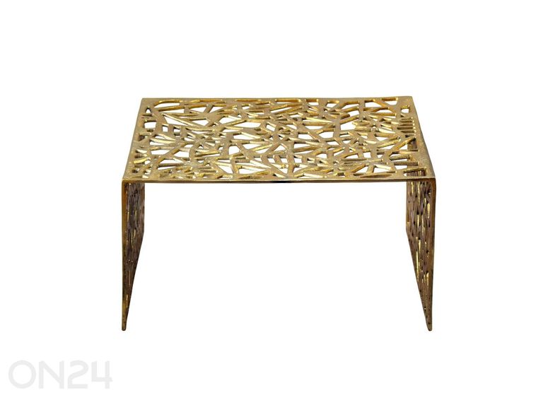 Diivanilaud 60x60 cm, kuldne suurendatud