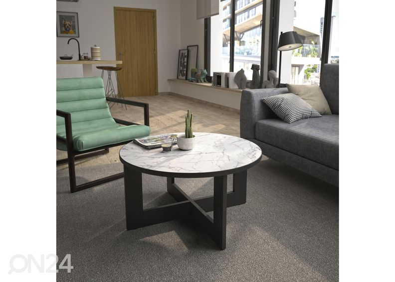 Diivanilaud Adria Ø 82 cm suurendatud