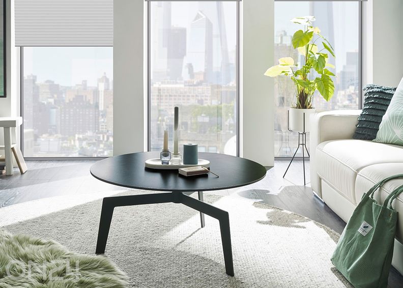 Diivanilaud Buena Vista Ø 80 cm suurendatud