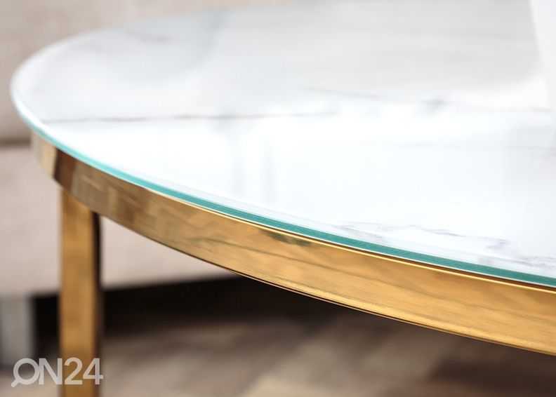 Diivanilaud Elegance Ø 80 cm suurendatud