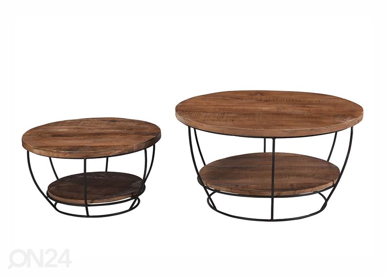 Diivanilaud Evan Ø 65 cm suurendatud