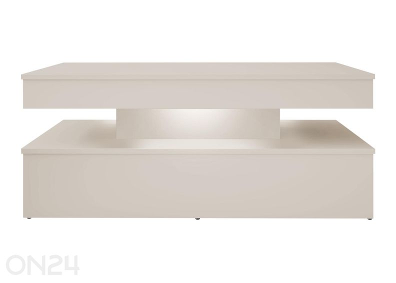 Diivanilaud Glossa 120x55 cm + LED suurendatud