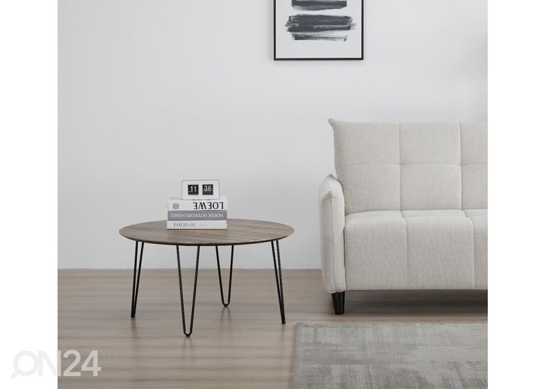 Diivanilaud Gren Ø 80 cm suurendatud