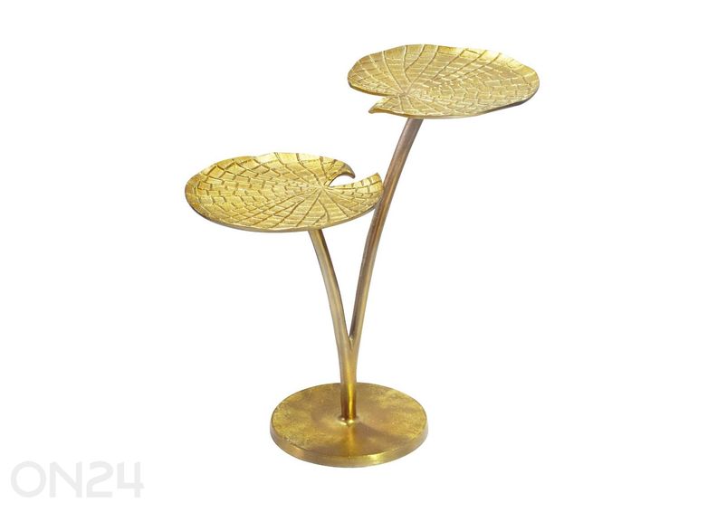 Diivanilaud Leaf 57 cm, kuldne suurendatud