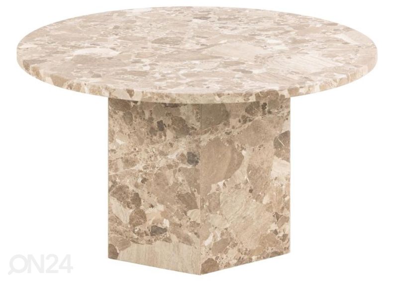 Diivanilaud marmorist Nex Ø 80 cm suurendatud