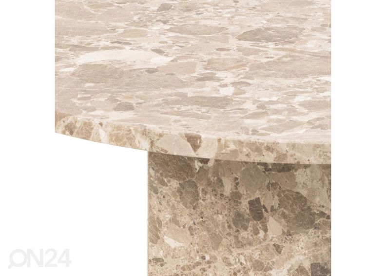 Diivanilaud marmorist Nex Ø 80 cm suurendatud