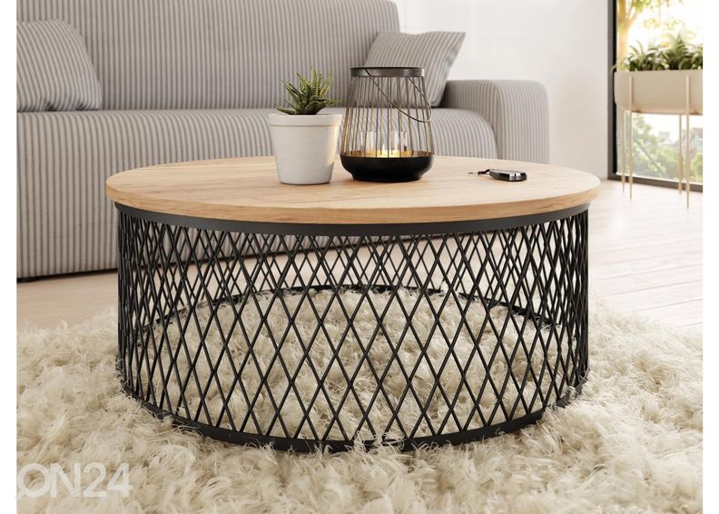 Diivanilaud Meeta Ø 75 cm suurendatud