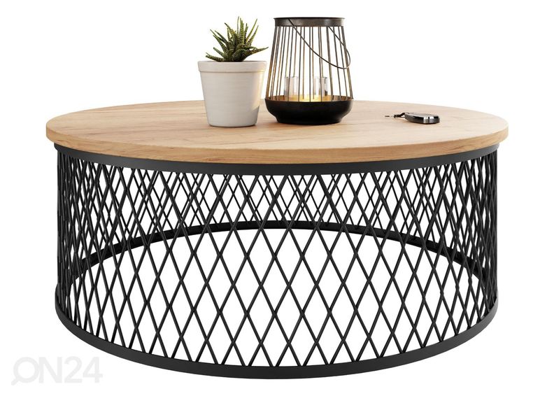 Diivanilaud Meeta Ø 75 cm suurendatud