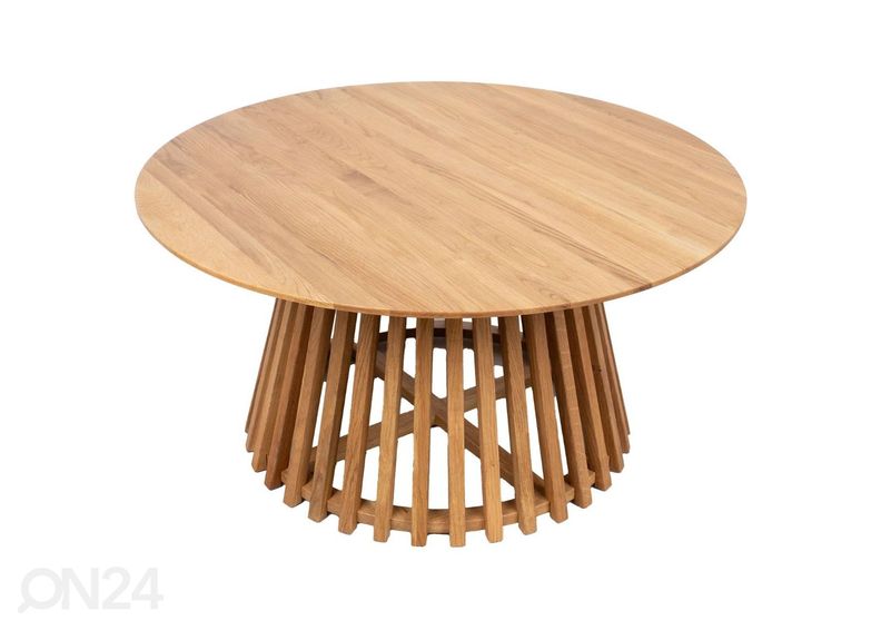 Diivanilaud Slatted Ø 80 cm suurendatud