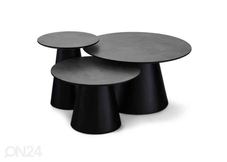 Diivanilaud Tango Ø 80 cm suurendatud