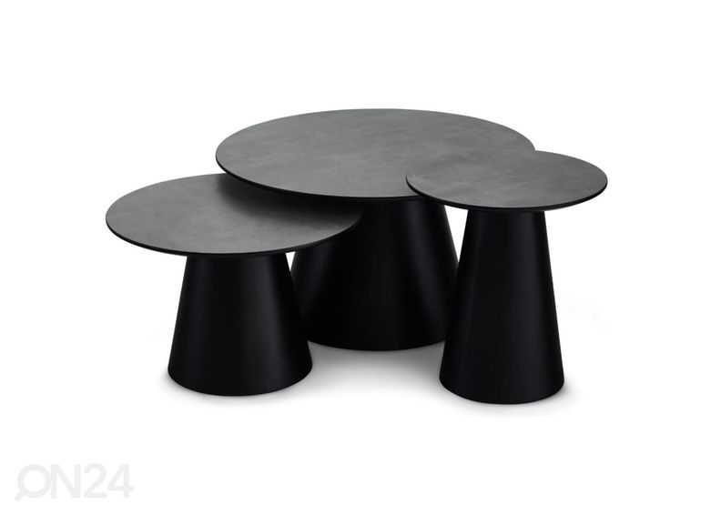 Diivanilaud Tango Ø 80 cm suurendatud