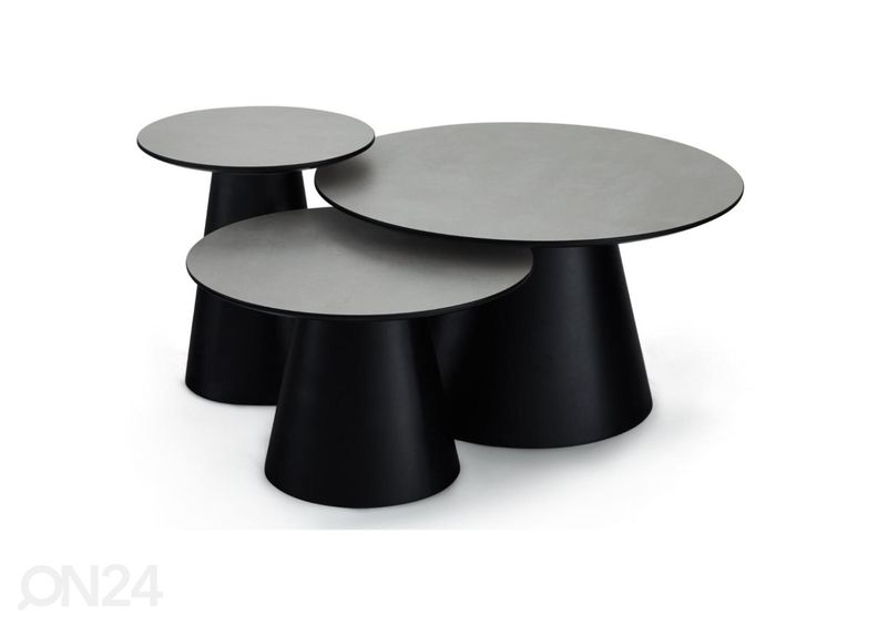 Diivanilaud Tango Ø 80 cm suurendatud