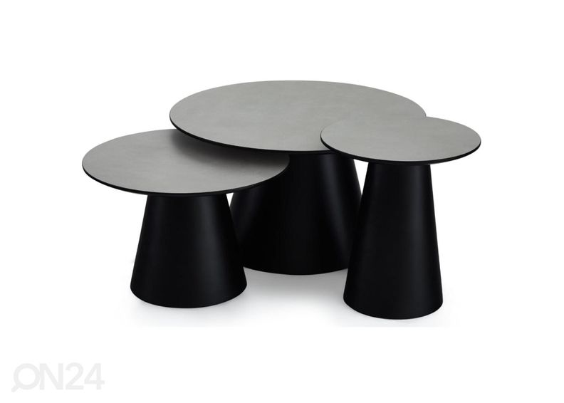 Diivanilaud Tango Ø 80 cm suurendatud