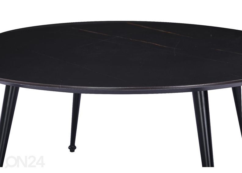 Diivanilaud Tron Ø 80 cm suurendatud